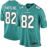 Nike Men & Women & Youth Dolphins #82 Hartline Green Team Color Game Jersey,baseball caps,new era cap wholesale,wholesale hats